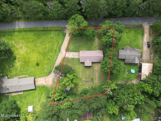 3222 Stage Rd, Morton, MS 39117 - view of property location featuring property parcel outlined