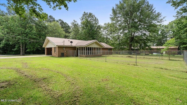 3222 Stage Rd, Morton, MS 39117 - rear view of property featuring driveway, a garage, and a metal roof