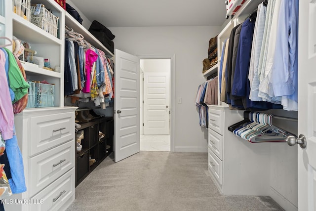 254 Buttonwood Ln, Canton, MS 39046 - walk in closet featuring light colored carpet