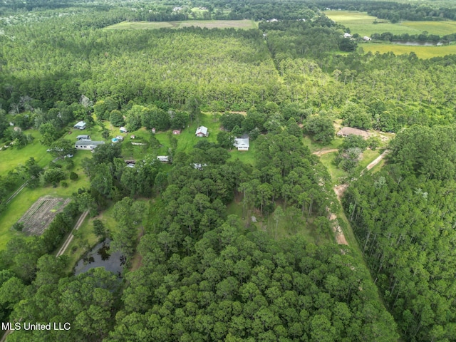13120 Ridgeland Rd, Vancleave, MS 39565 - view of property location featuring a heavily wooded area and rural landscape