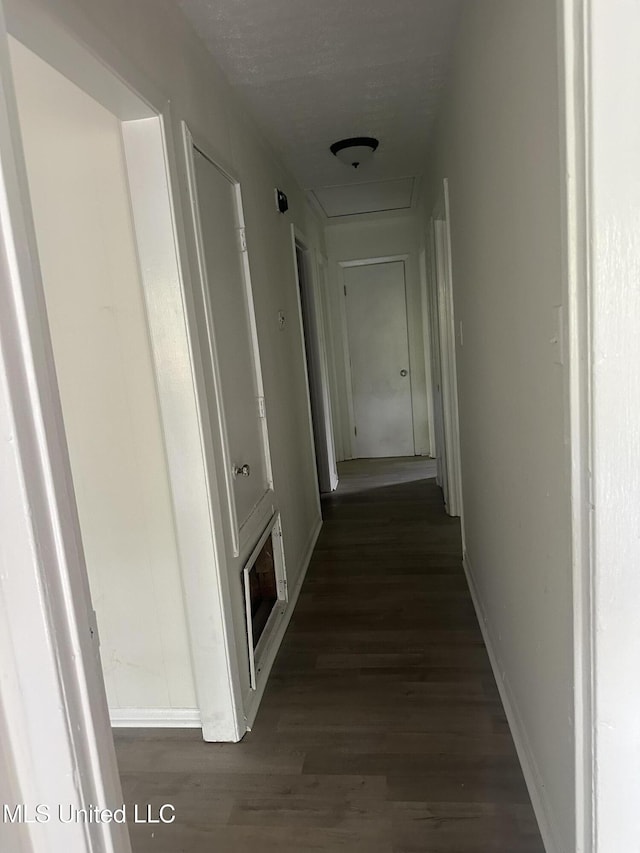 2806 Tara Rd, Jackson, MS 39212 - hall with baseboards and wood finished floors