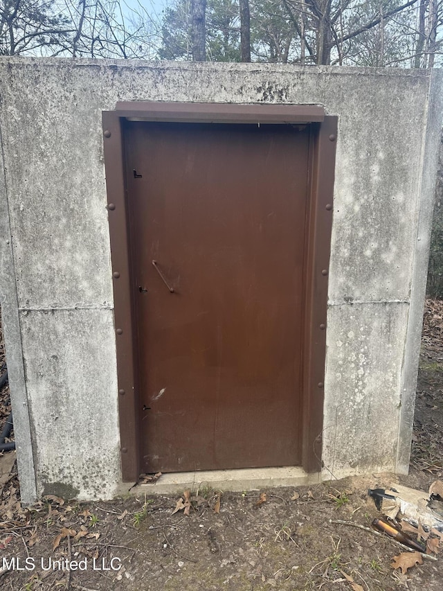 52 Dog Wood Cove Rd, Coffeeville, MS 38922 - view of storm shelter