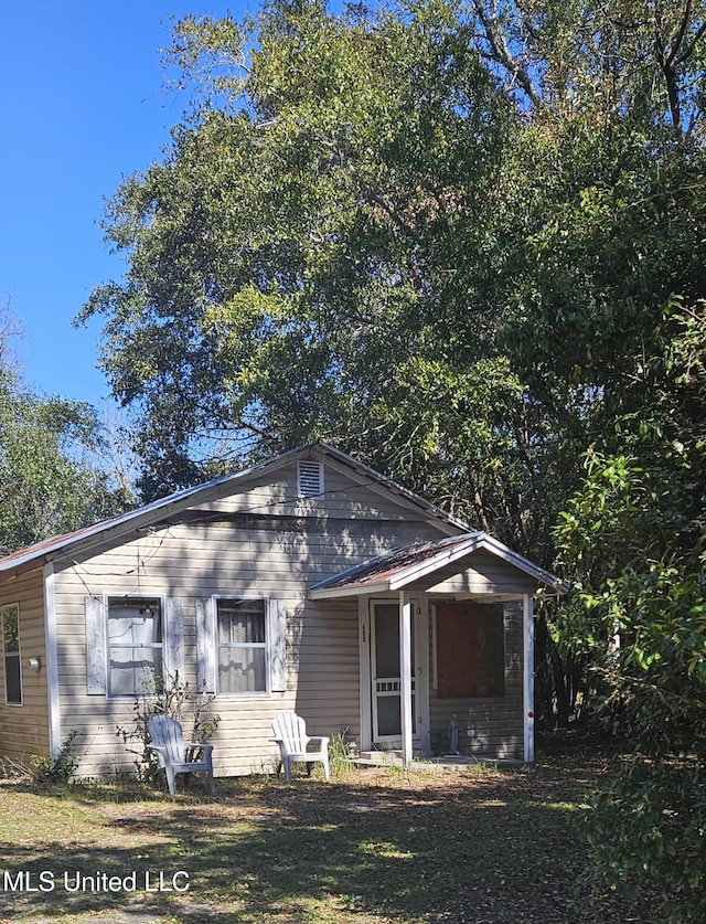 view of bungalow-style house