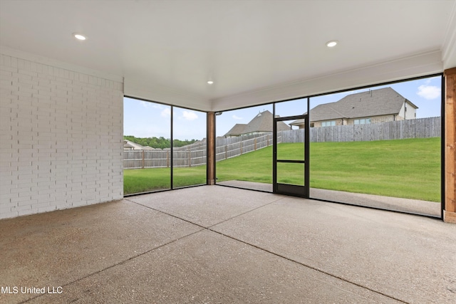 4406 John Wood Ln, Olive Branch, MS 38654 - view of unfurnished sunroom