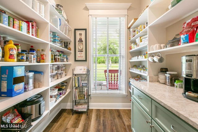 view of pantry