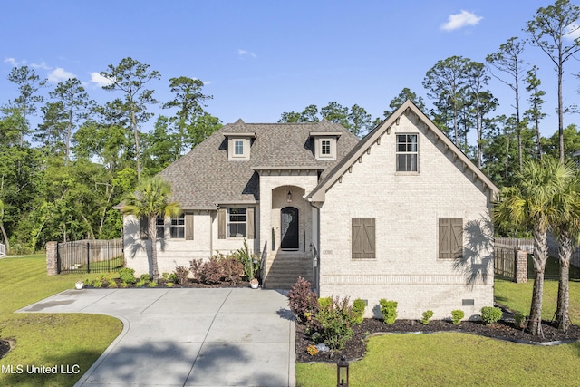5705 Via Toscana, Ocean Springs, MS 39564 - french country inspired facade featuring brick siding and roof with shingles