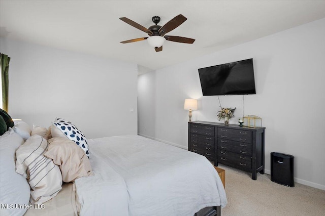 2250 Hyacinth Ln, Hernando, MS 38632 - bedroom featuring light colored carpet and a ceiling fan