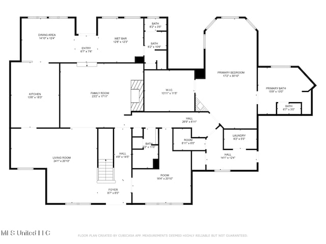 6313 Hermosa Dr, Ocean Springs, MS 39564 - room layout