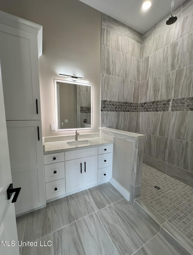 1851 Beach Blvd Unit 4, Biloxi, MS 39531 - full bathroom featuring vanity and walk in shower