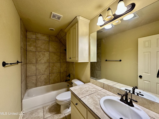 109 Brisage Dr, Madison, MS 39110 - full bath featuring visible vents, toilet, tile patterned flooring, and vanity