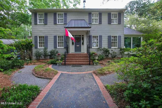 view of colonial inspired home