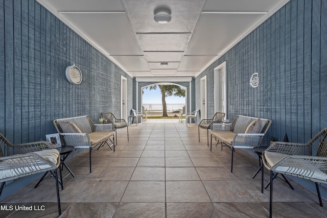 view of patio featuring an outdoor hangout area