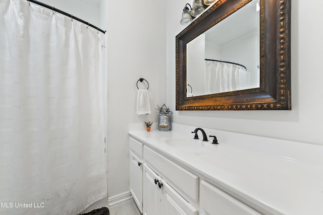 full bathroom with vanity
