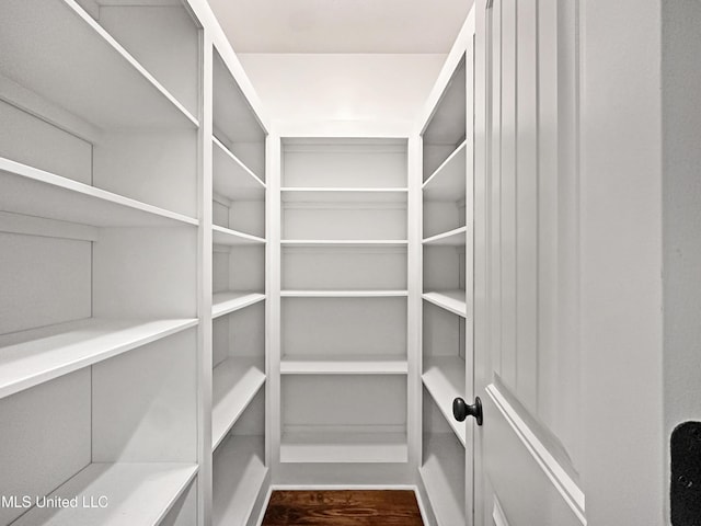 view of pantry