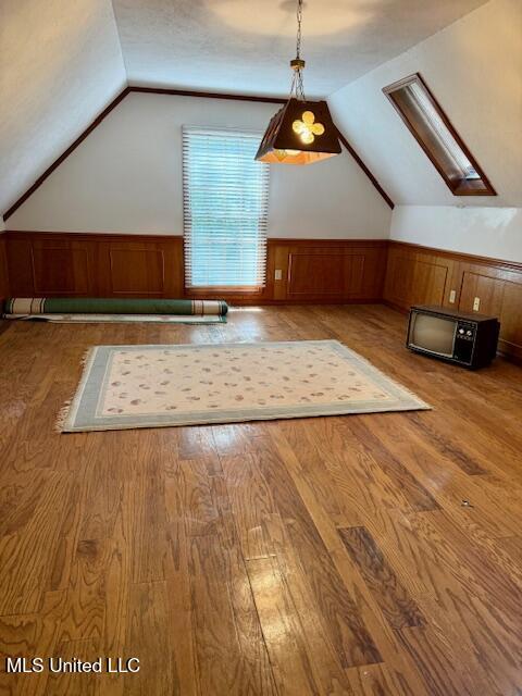 618 Gordon Pl Unit 618, Madison, MS 39110 - bonus room featuring wood finished floors, lofted ceiling, and a skylight