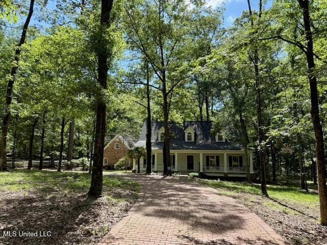 618 Gordon Pl Unit 618, Madison, MS 39110 - cape cod-style house with covered porch and decorative driveway
