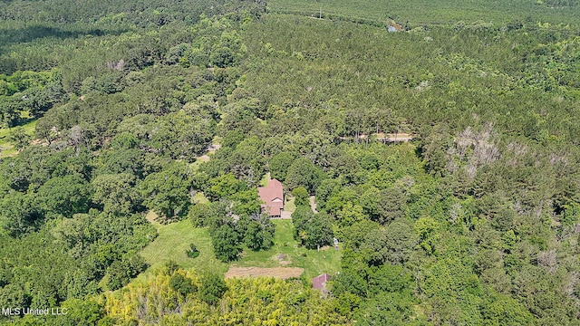 2548 Furrs Mill Dr, Wesson, MS 39191 - aerial view of property's location with a heavily wooded area