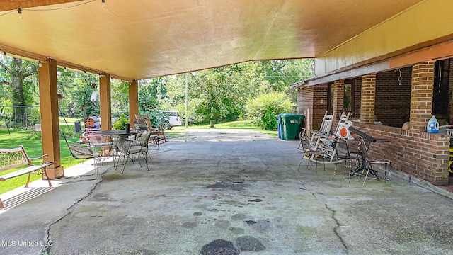 2548 Furrs Mill Dr, Wesson, MS 39191 - view of patio / terrace featuring outdoor dining area