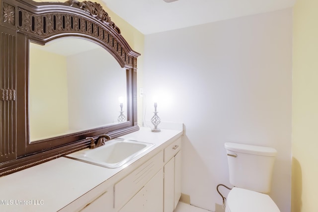 2512 Randall Dr, Biloxi, MS 39531 - half bathroom with toilet and vanity
