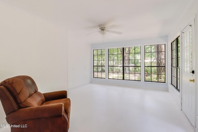 2512 Randall Dr, Biloxi, MS 39531 - sitting room featuring a ceiling fan