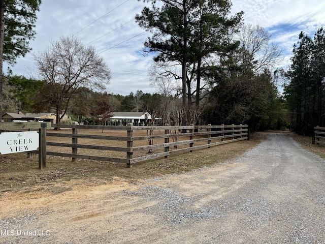 view of road