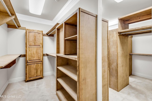7528 Crooked Stick Dr, Diamondhead, MS 39525 - walk in closet with light colored carpet