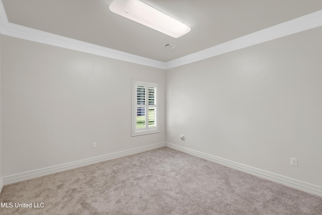 7528 Crooked Stick Dr, Diamondhead, MS 39525 - unfurnished room with ornamental molding and carpet floors