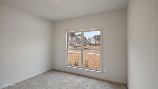 empty room with carpet floors