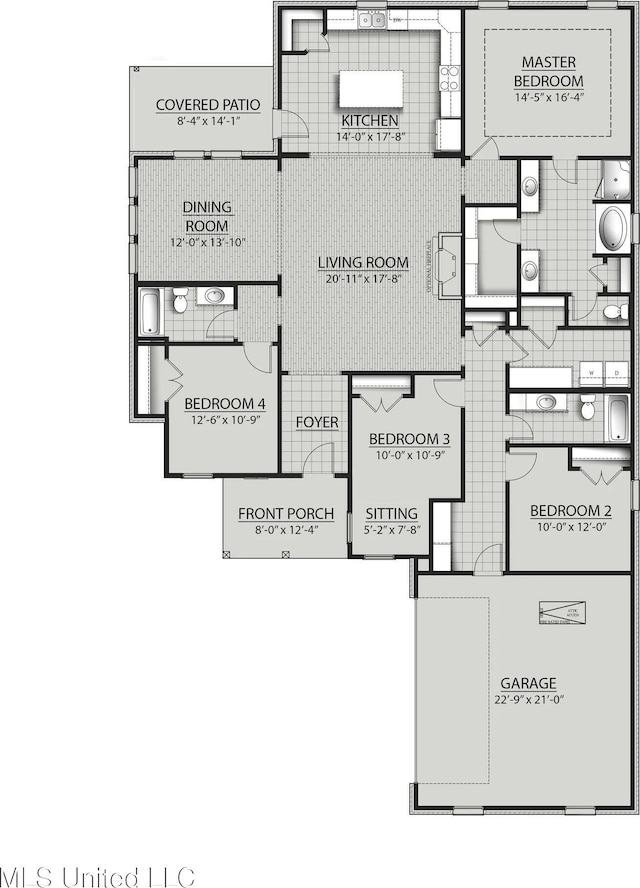 12038 Parc Merlot, Gulfport, MS 39503 - property floor plan