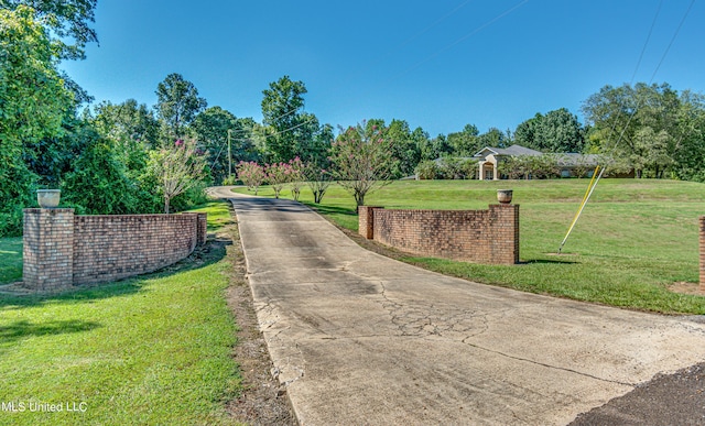 view of road