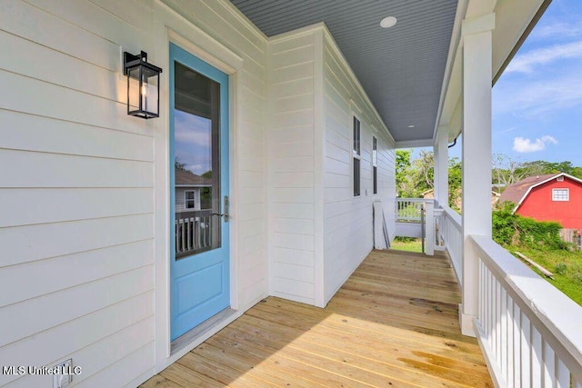414 Shell St, Biloxi, MS 39530 - view of wooden deck
