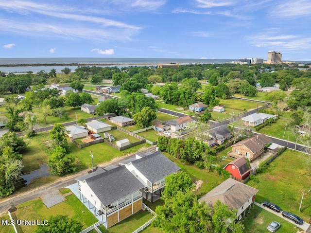 414 Shell St, Biloxi, MS 39530 - aerial view of residential area with a large body of water