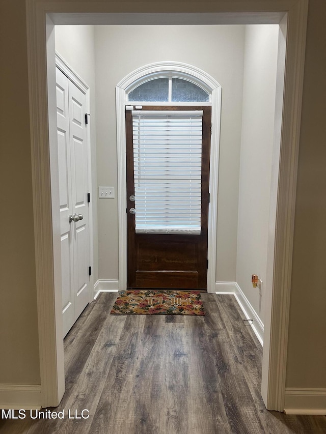 109 Brunswick Cv, Canton, MS 39046 - doorway with wood finished floors and baseboards