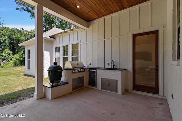 6603 Wirtz Rd, Flowood, MS 39232 - view of patio / terrace featuring a sink