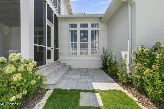 view of patio / terrace with entry steps