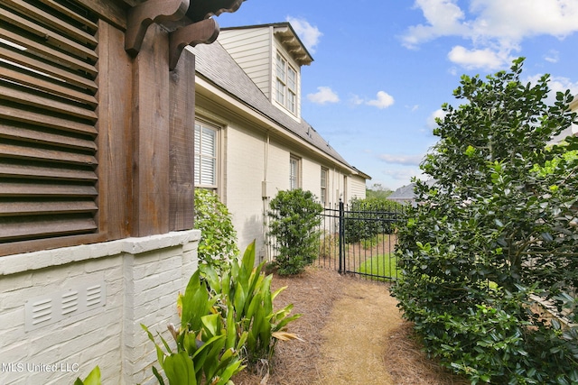 view of property exterior