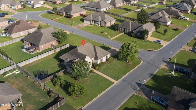 169 Beechwood Cir, Pearl, MS 39208 - aerial view of property and surrounding area featuring nearby suburban area