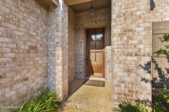 169 Beechwood Cir, Pearl, MS 39208 - entrance to property with brick siding