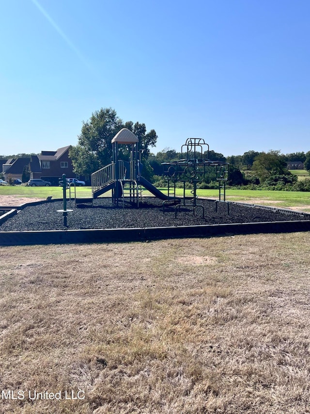 view of play area