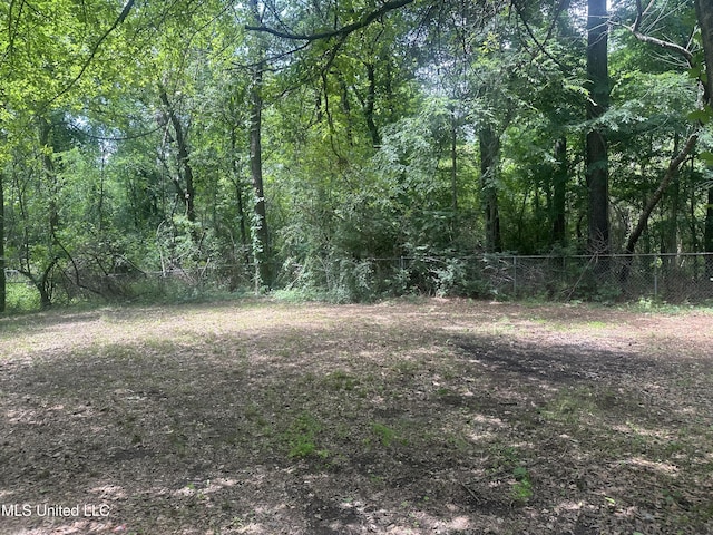 view of landscape featuring a view of trees