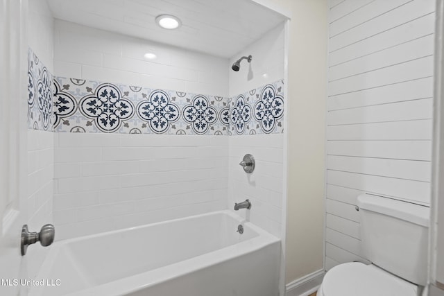 122 Carroll Ave, Long Beach, MS 39560 - full bathroom with toilet and shower / bathtub combination
