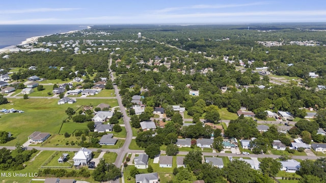 122 Carroll Ave, Long Beach, MS 39560 - aerial overview of property's location with a nearby body of water