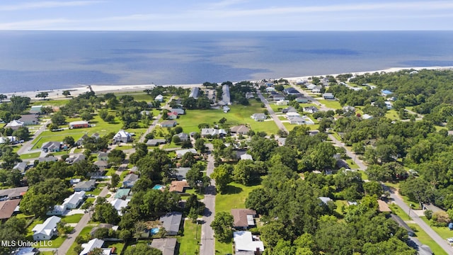122 Carroll Ave, Long Beach, MS 39560 - aerial view of property's location with a large body of water and nearby suburban area