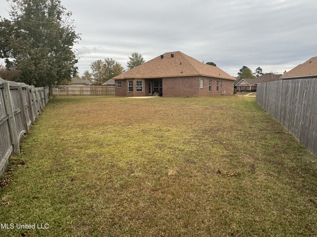 view of yard