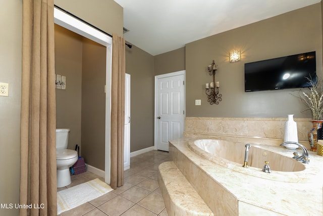 701 S Hill Ct, Biloxi, MS 39532 - full bathroom featuring tile patterned floors and a bath