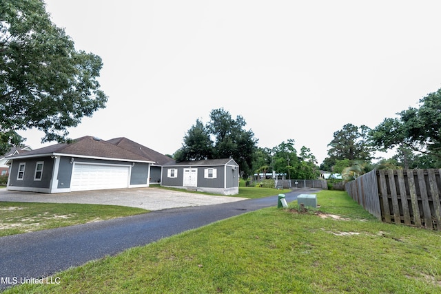 701 S Hill Ct, Biloxi, MS 39532 - view of front of home with asphalt driveway and an attached garage