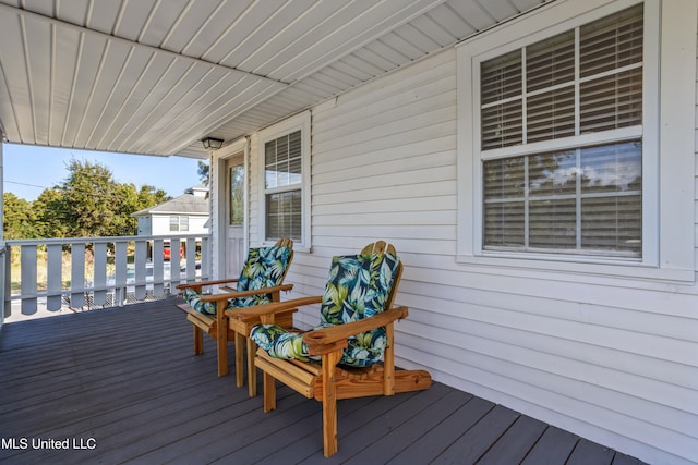 view of deck