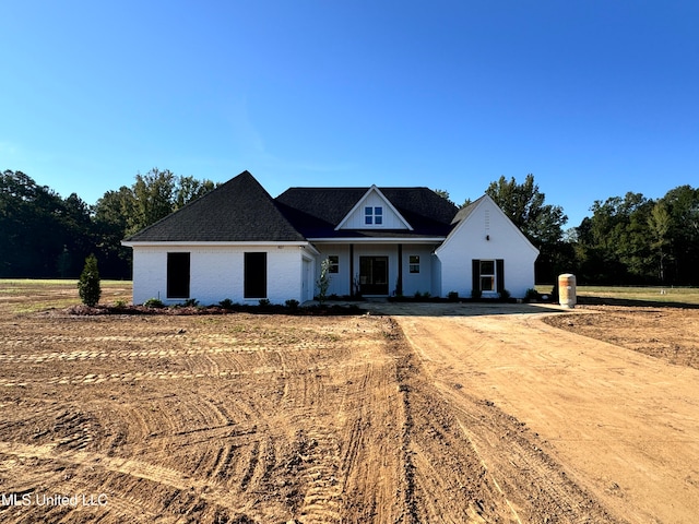 view of front of home