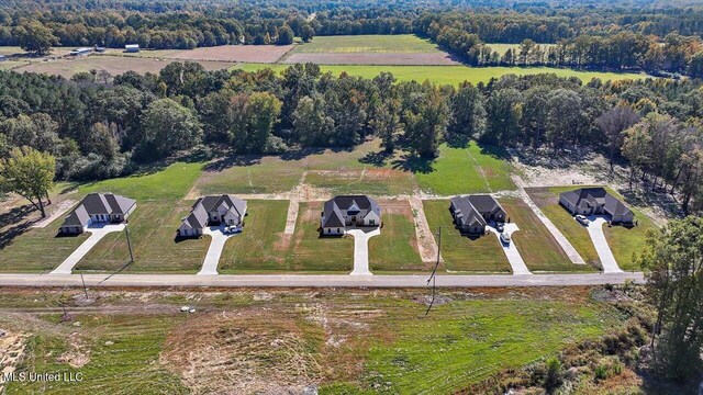 1025 Mullican Rd, Florence, MS 39073 - bird's eye view featuring a rural view