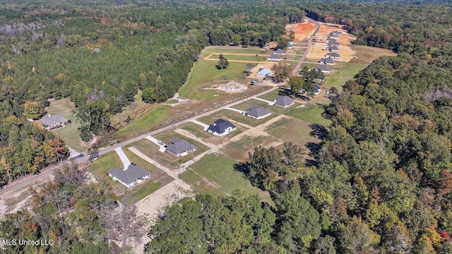 1025 Mullican Rd, Florence, MS 39073 - birds eye view of property featuring a view of trees
